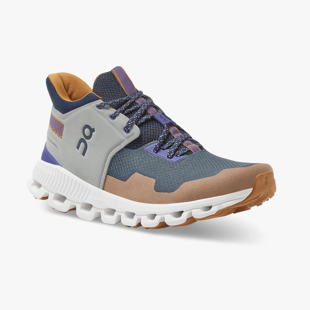 ON Running Cloud Hi Edge : Le style suisse à vos pieds ! Sand/Brown, soldes irrésistibles.